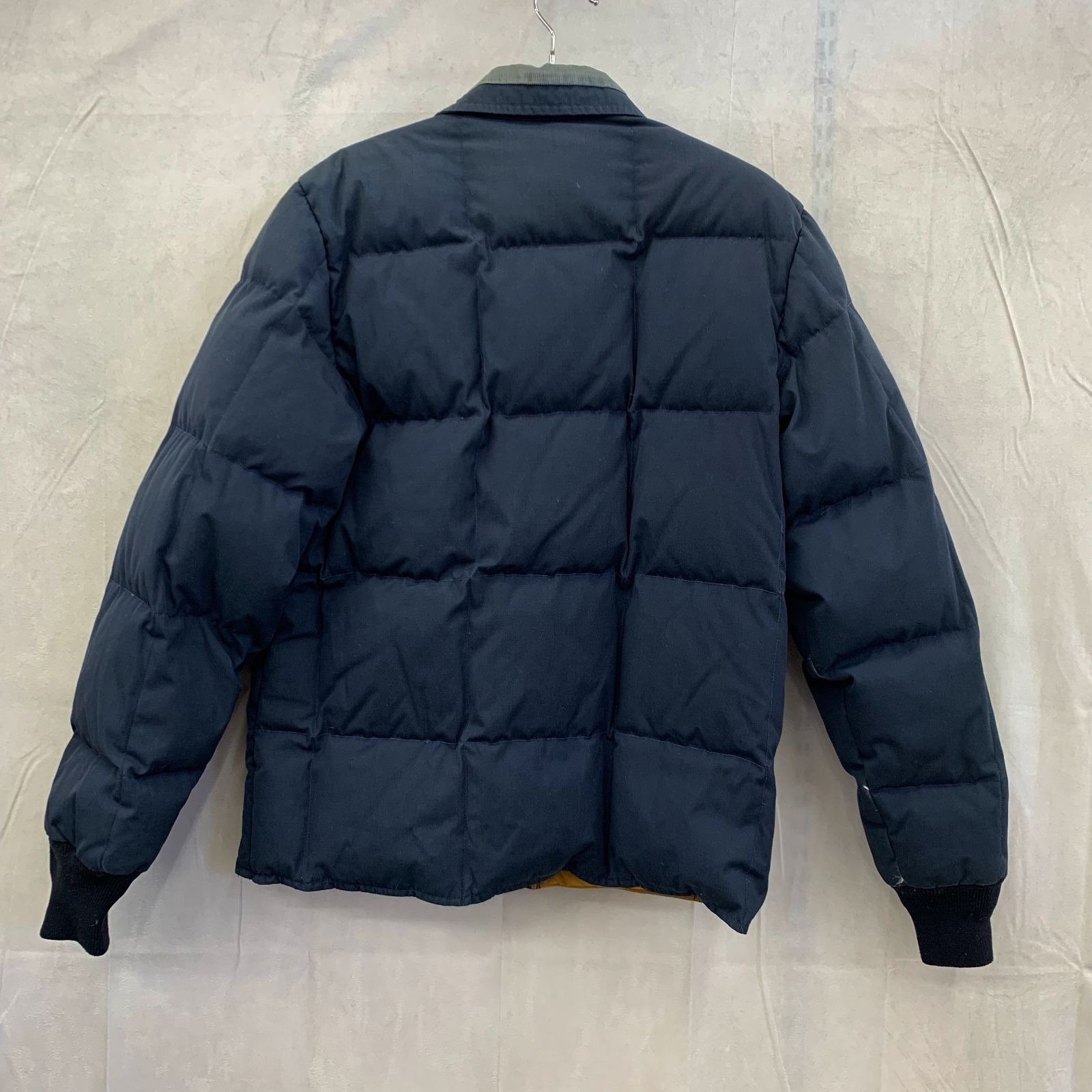 Eddie Bauer Snap-jac ダウンジャケット 不明 ネイビー 古着 70～80 