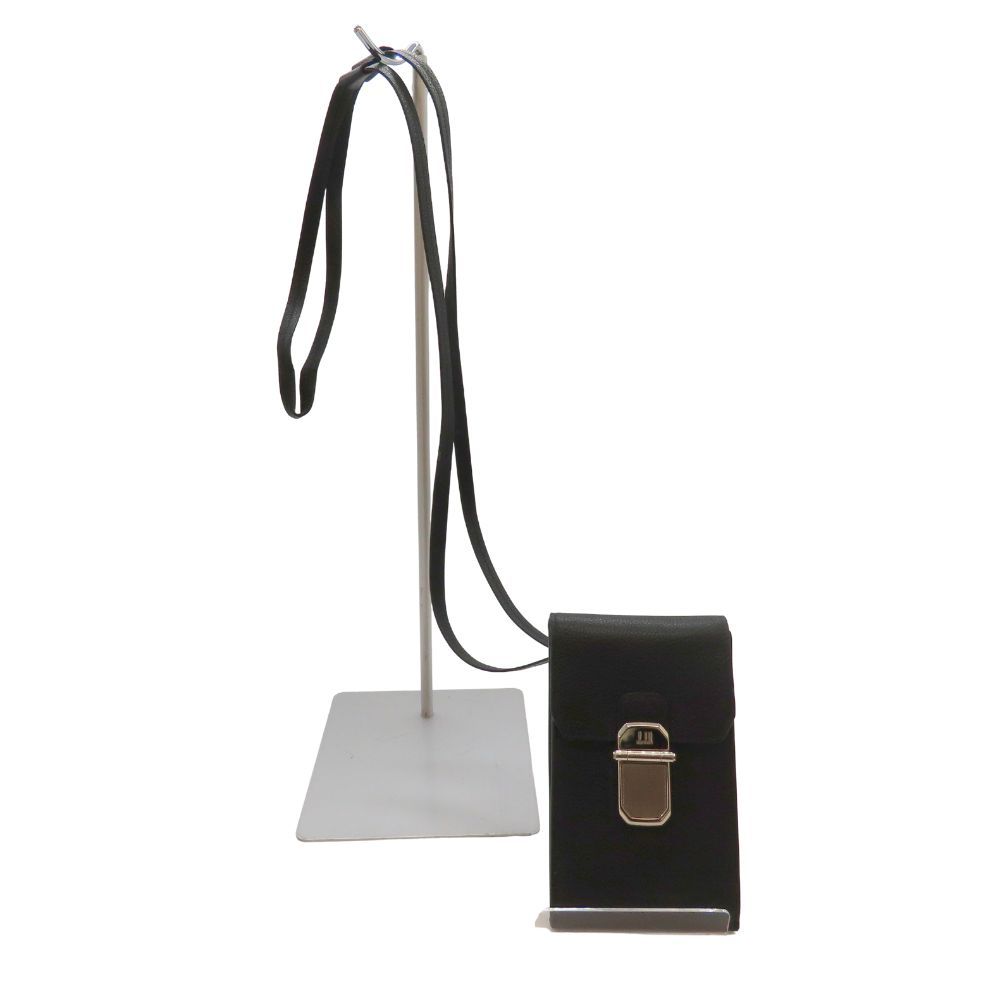【中古】ダンヒル dunhill ベルグレイブ スマホショルダー レザー ブラック 黒 フォンケース スマホポーチ メンズ ショルダーバッグ A2600288【無料ギフトラッピング承ります】 中古】ダンヒル dunhill ベルグレイブ スマホショルダー レザー