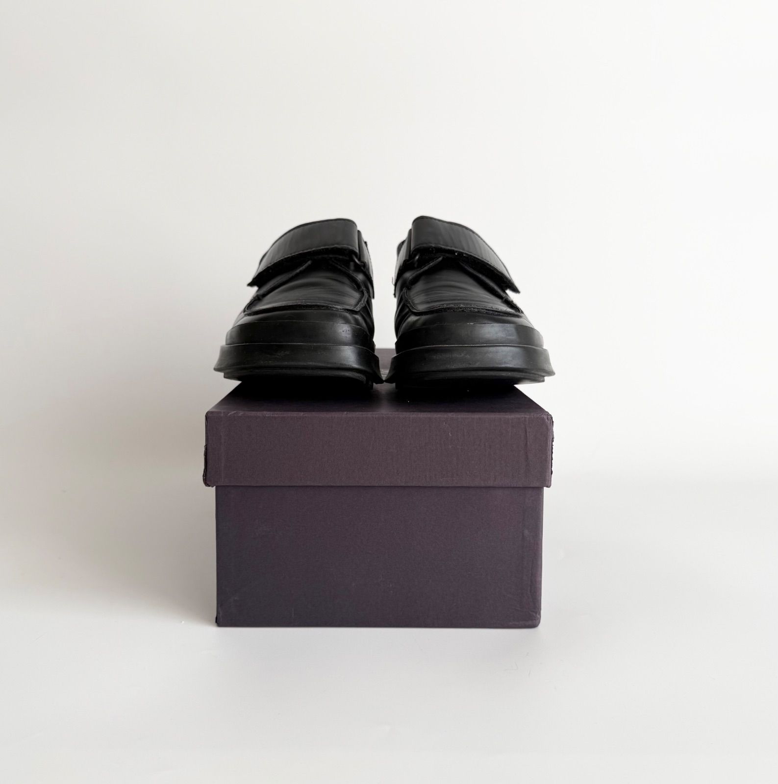 SS1998 PRADA MEN LEATHER BELTED SHOES プラダ 1998年 archive