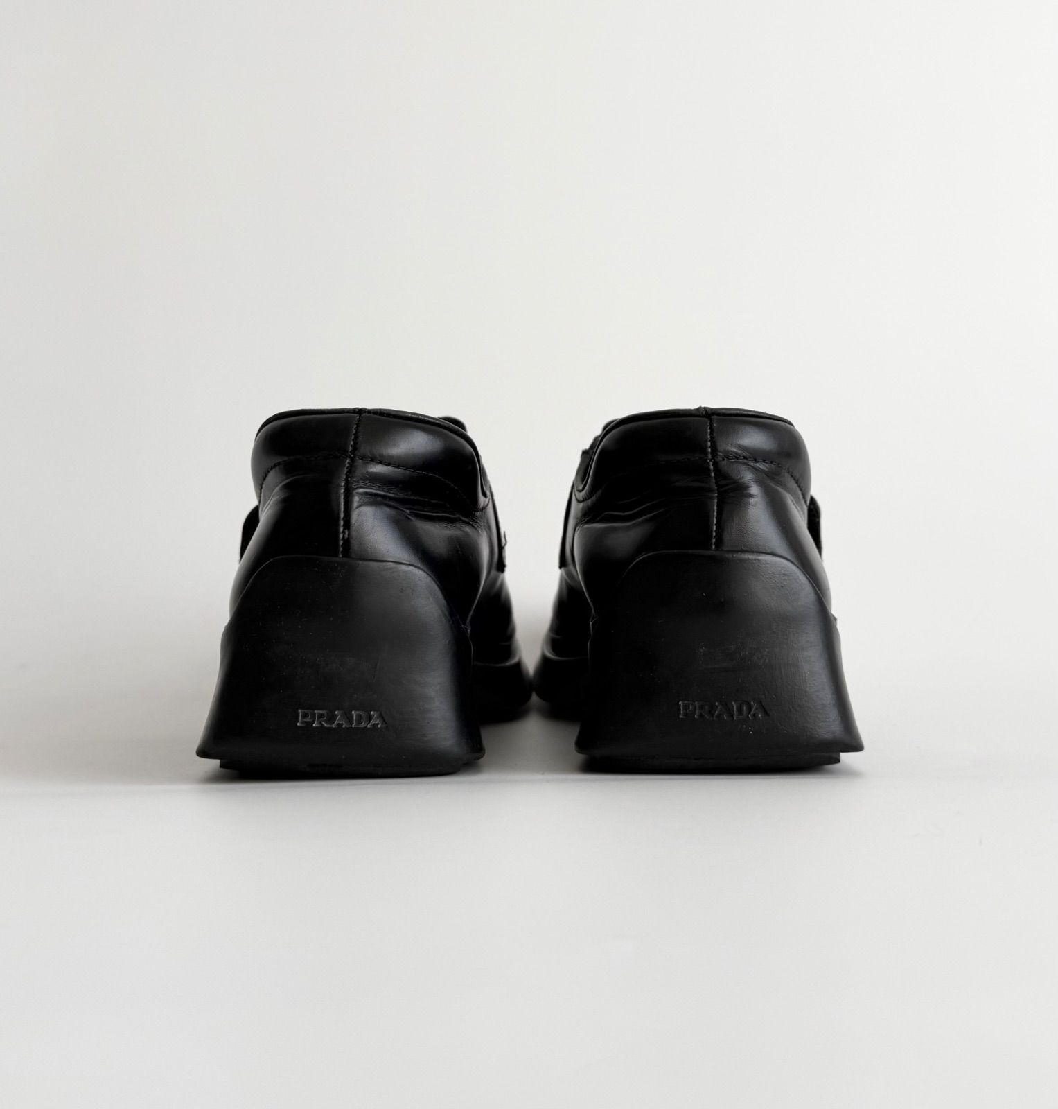 SS1998 PRADA MEN LEATHER BELTED SHOES プラダ 1998年 archive