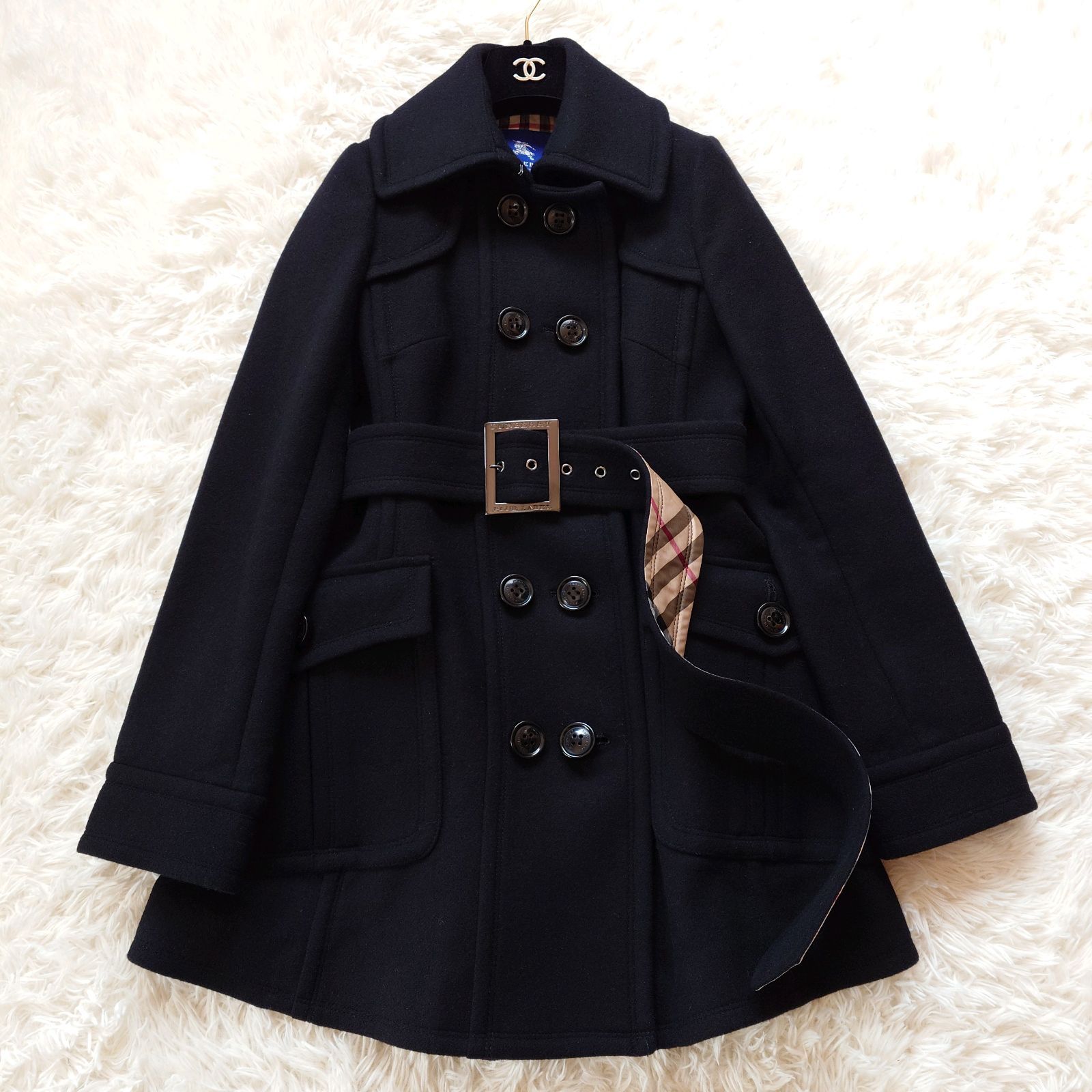 美品 バーバリー ブルーレーベル BURBERRY BLUE LAVEL ノヴァチェック