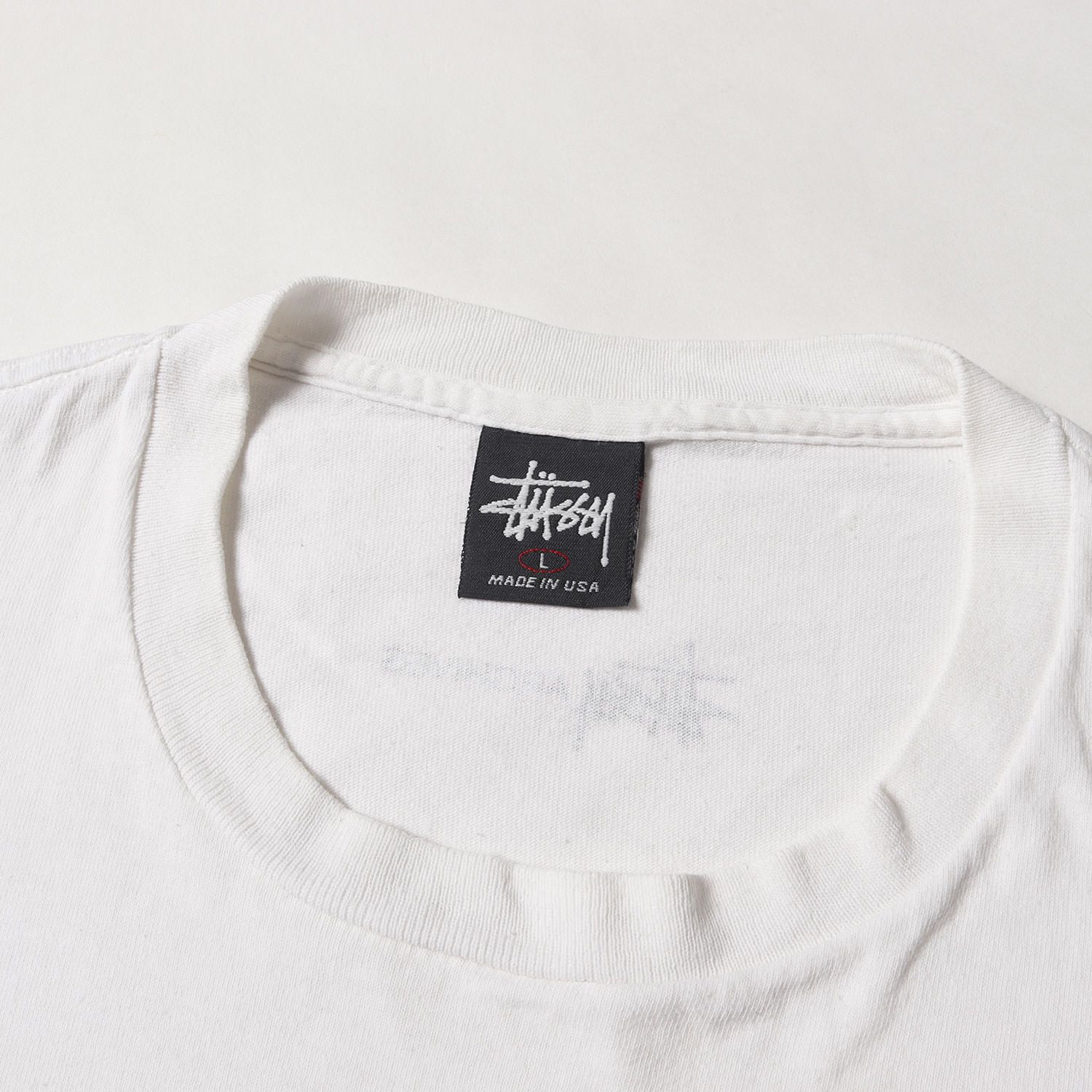 STUSSY ステューシー Tシャツ サイズ:L / 90s OLD STUSSY 紺タグ T-REX 