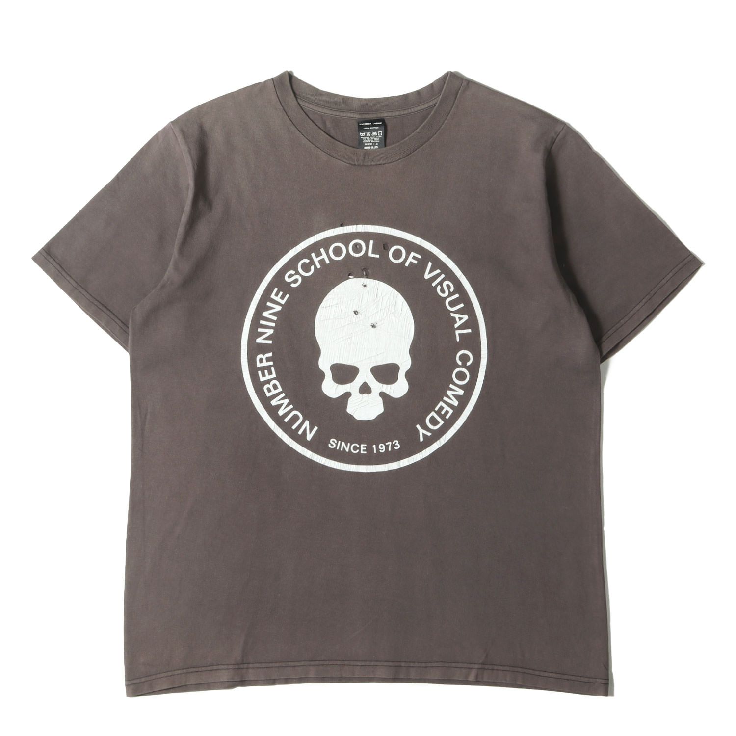 NUMBER (N)INE ナンバーナイン Tシャツ サイズ:4 / 復刻モデル 穴あき 