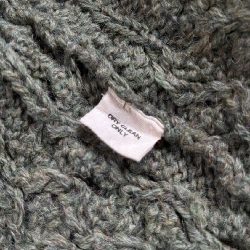 90年代 90s J.CREW ジェイクルー ウール ケーブル ニット セーター 
