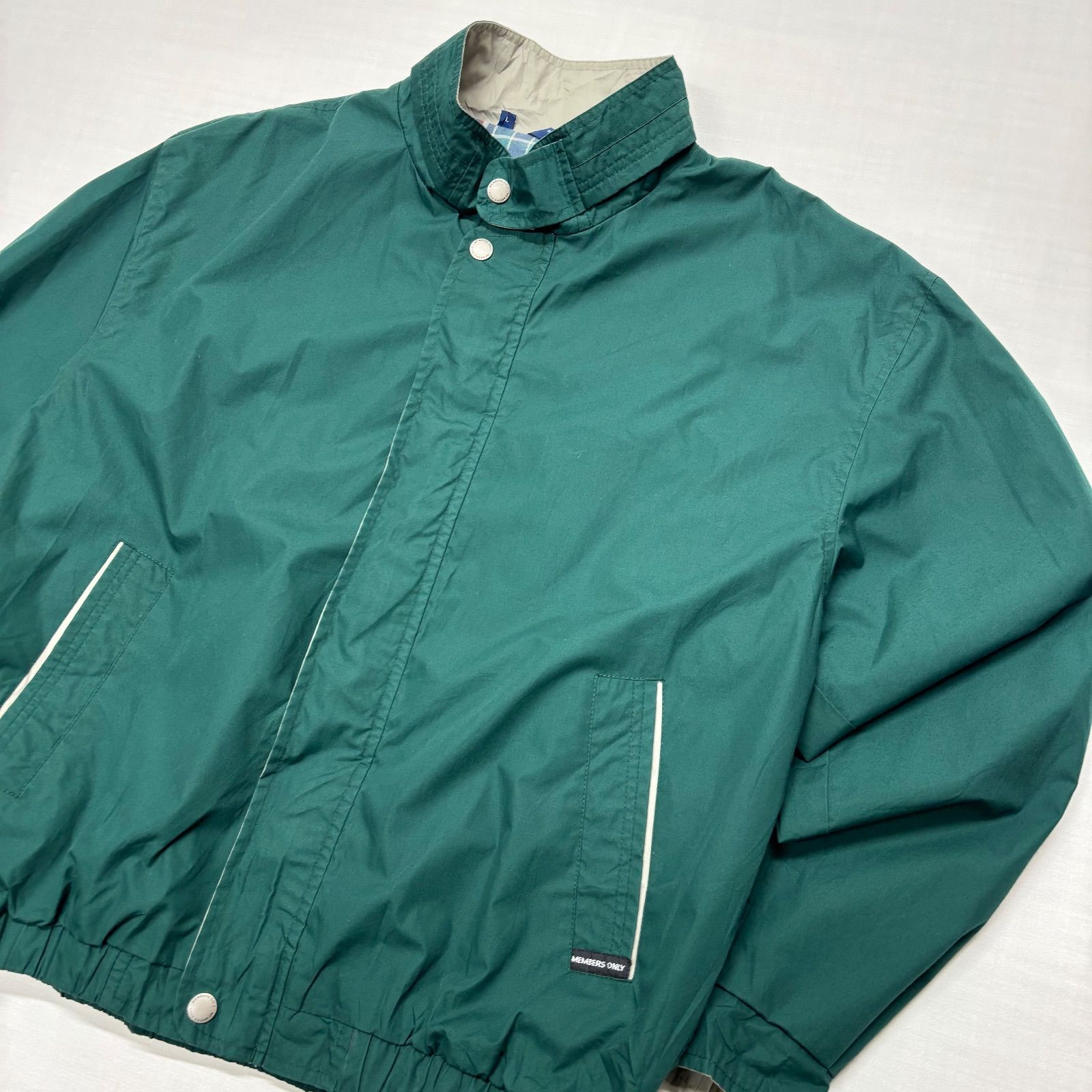 MEMBERS ONLY メンバーズオンリー ジャケット グリーン L スイング 