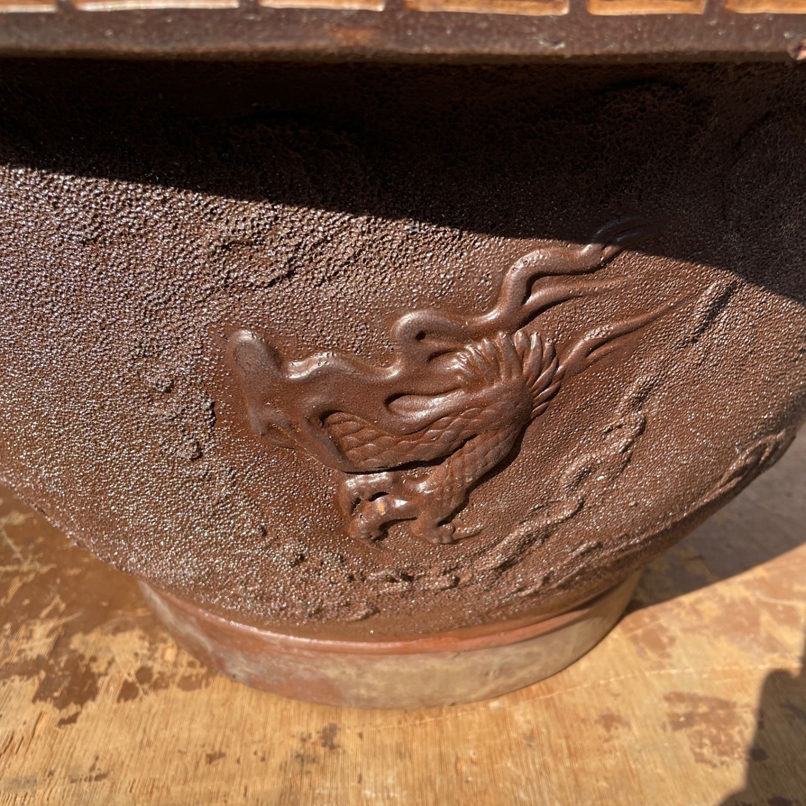 睡蓮鉢 超大型 骨董 植木鉢 61×34 横浜から50kmほど - メルカリ