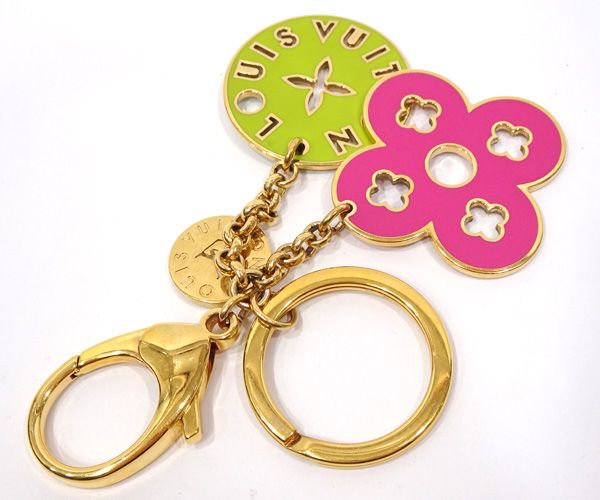ポップなカラーの…✨ルイ・ヴィトン　ポルトクレ・ルーピング バッグチャーム 質コニシ】【Louis Vuitton/ルイ・ヴィトン】ポルトクレ・ルーピング