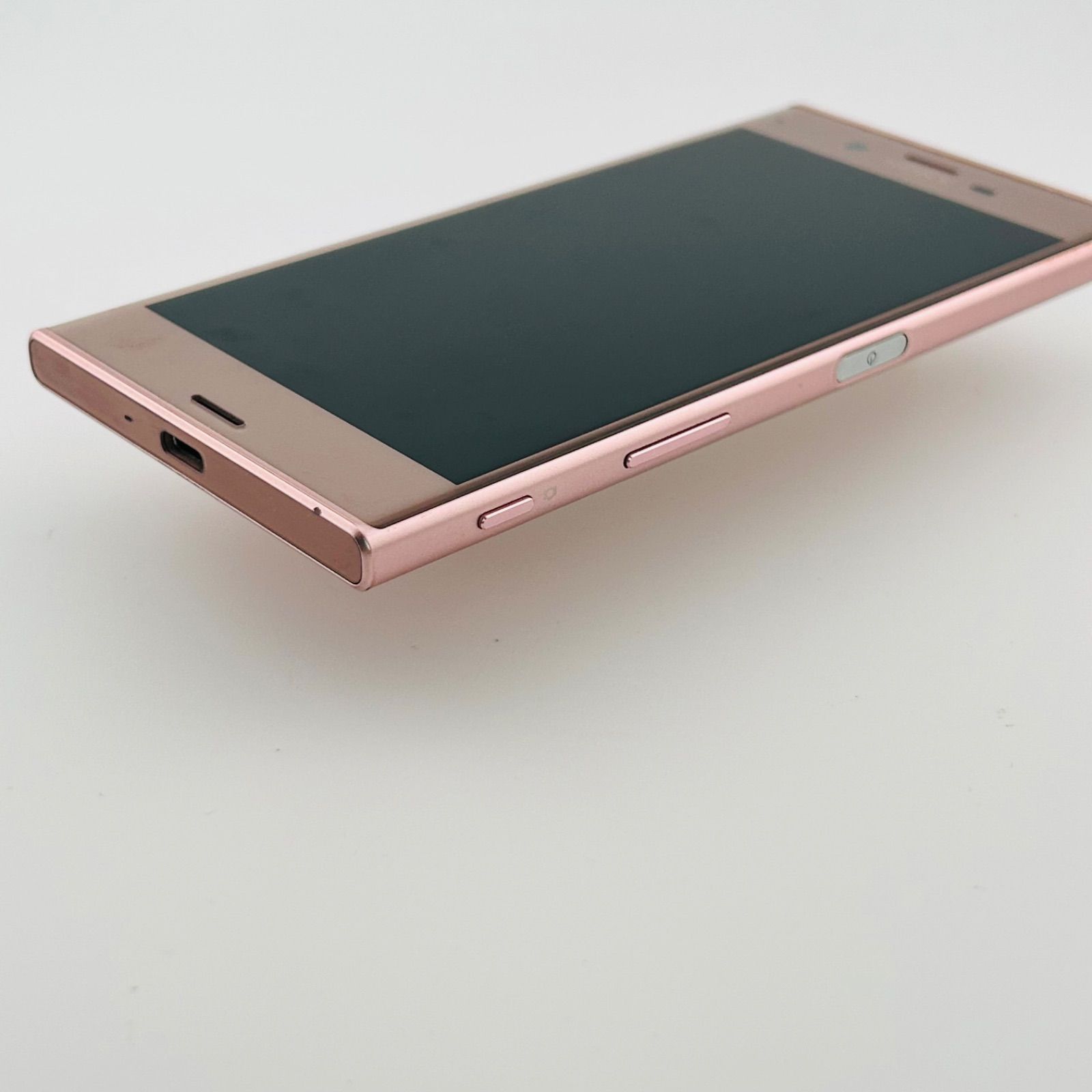 バッテリー良好 Xperia XZ SOV34 32GB ディープピンク SIMフリー(sim