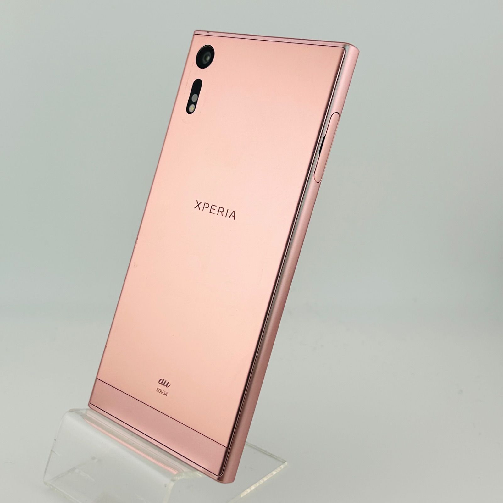 バッテリー良好 Xperia XZ SOV34 32GB ディープピンク SIMフリー(sim