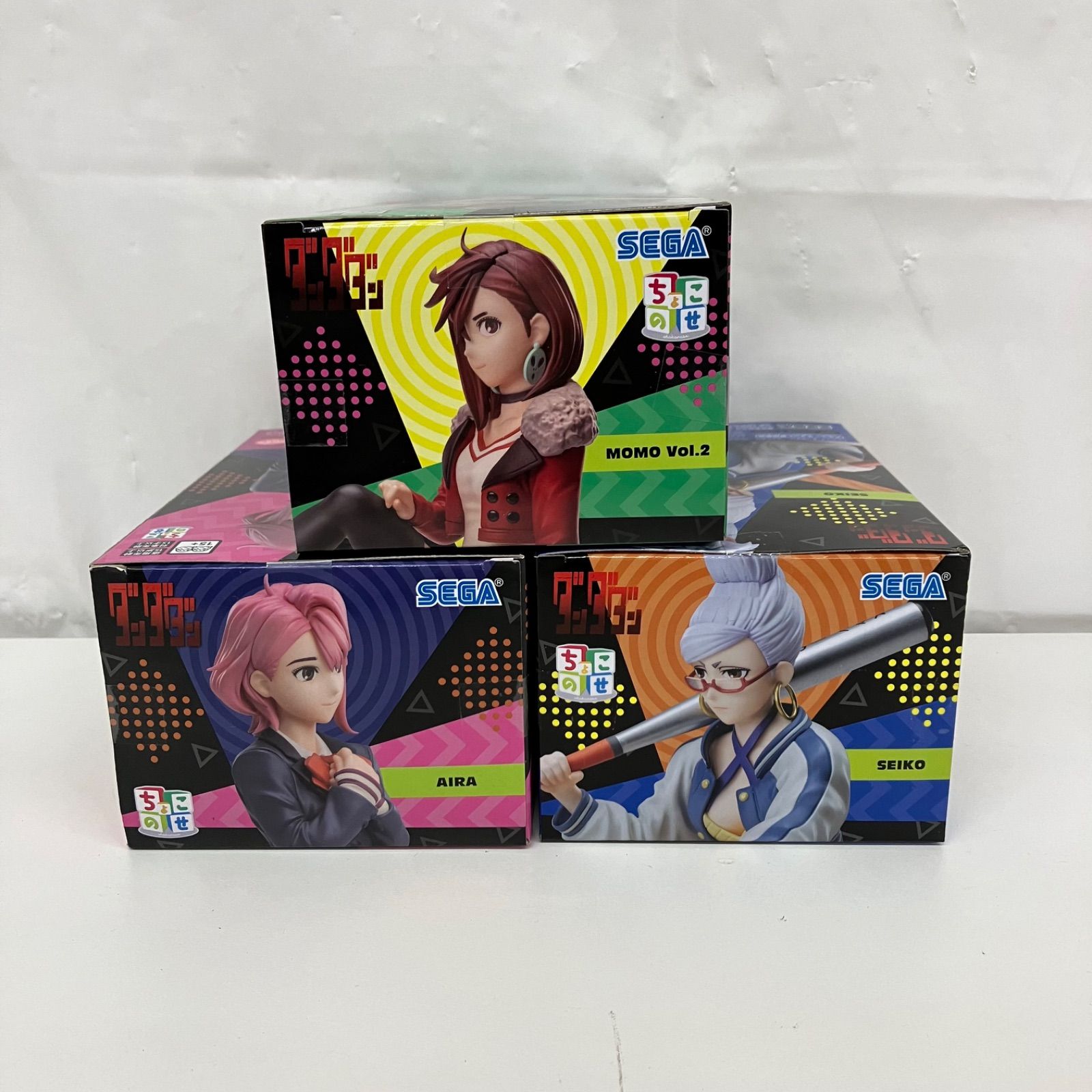 ダンダダン ちょこのせ プレミアム フィギュア モモ アイラ TVアニメ『ダンダダン』よりセガの“ちょこのせ”にて「モモ」＆「アイラ