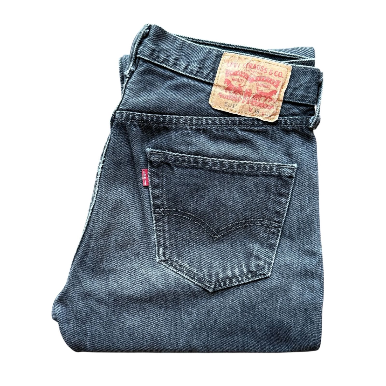 W33】Levi's 501 Black Denim Mexico 00's W33 L32 501-0660 Black