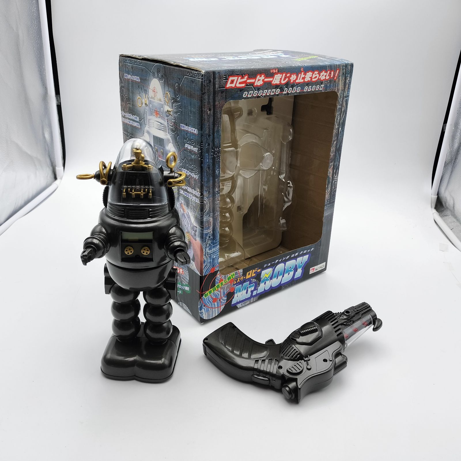 ジャンク品】ミスター・ロビー シューティング ロボ クロック
