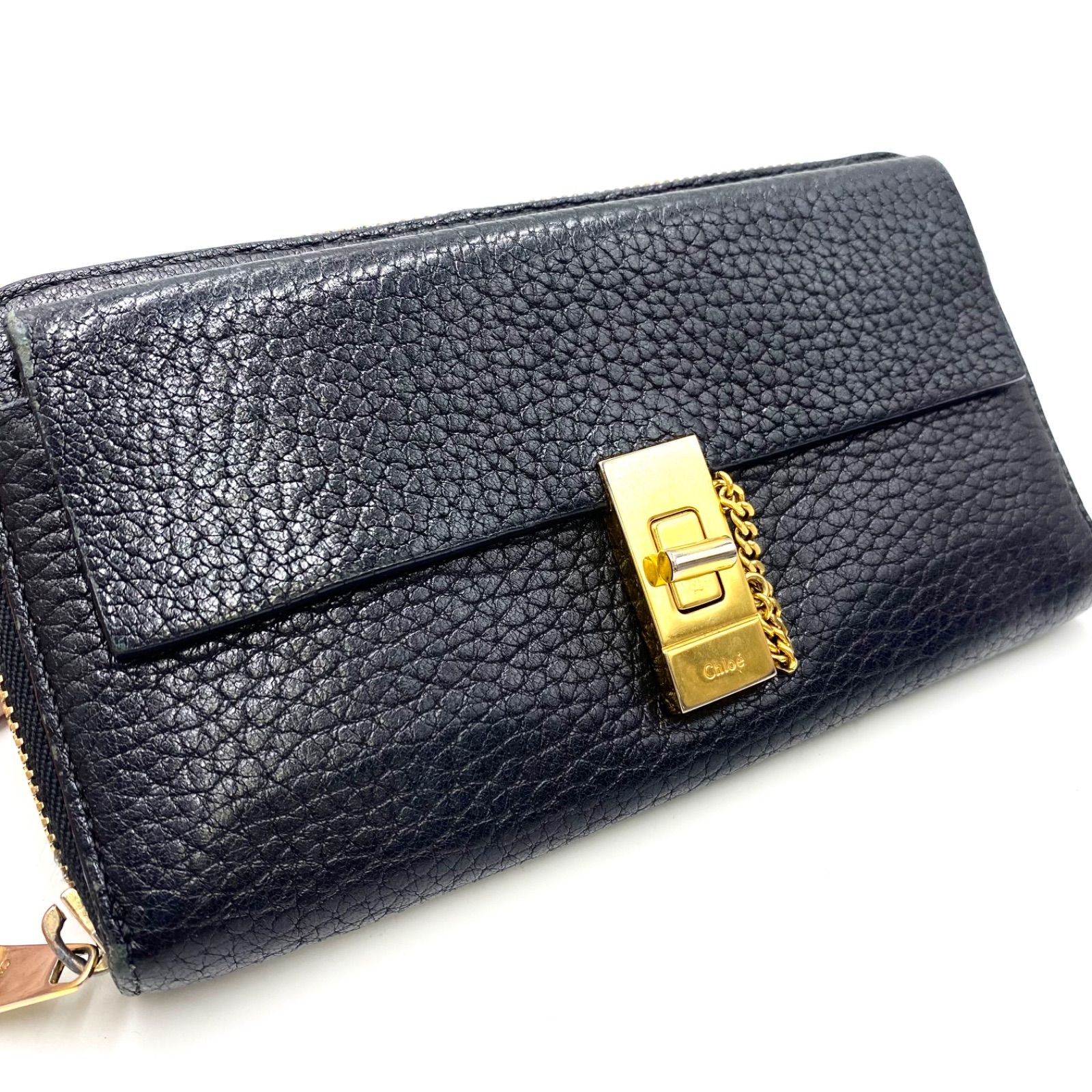 Chloe クロエ ドリュー 財布 - 美品、箱付きChloe クロエ Drew 