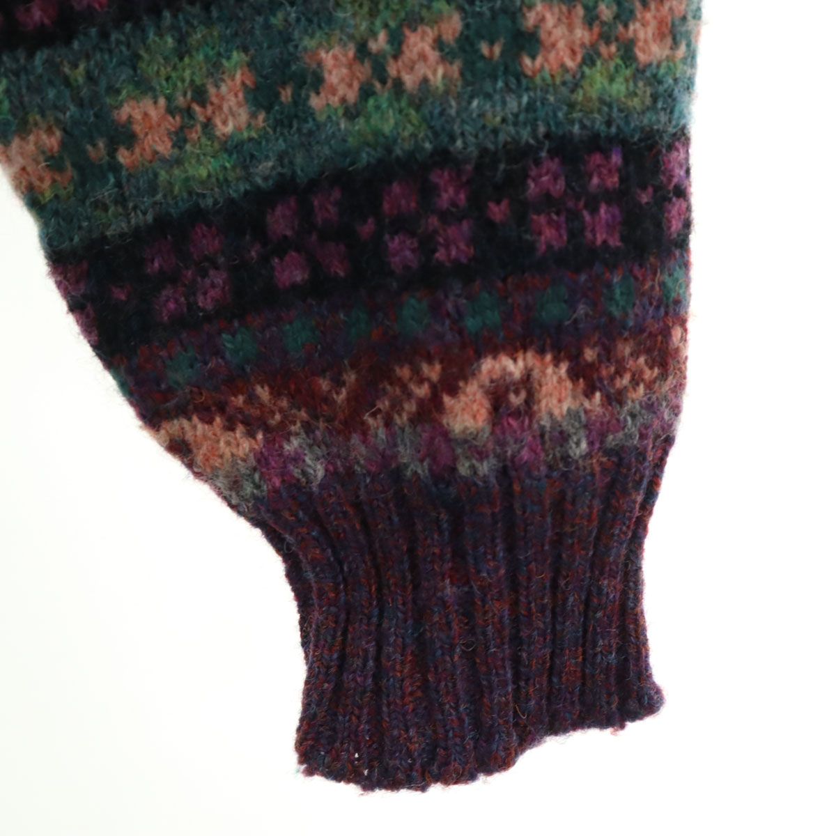 Jamieson's ジャミーソンズ スコットランド製 フェアアイル柄 長袖