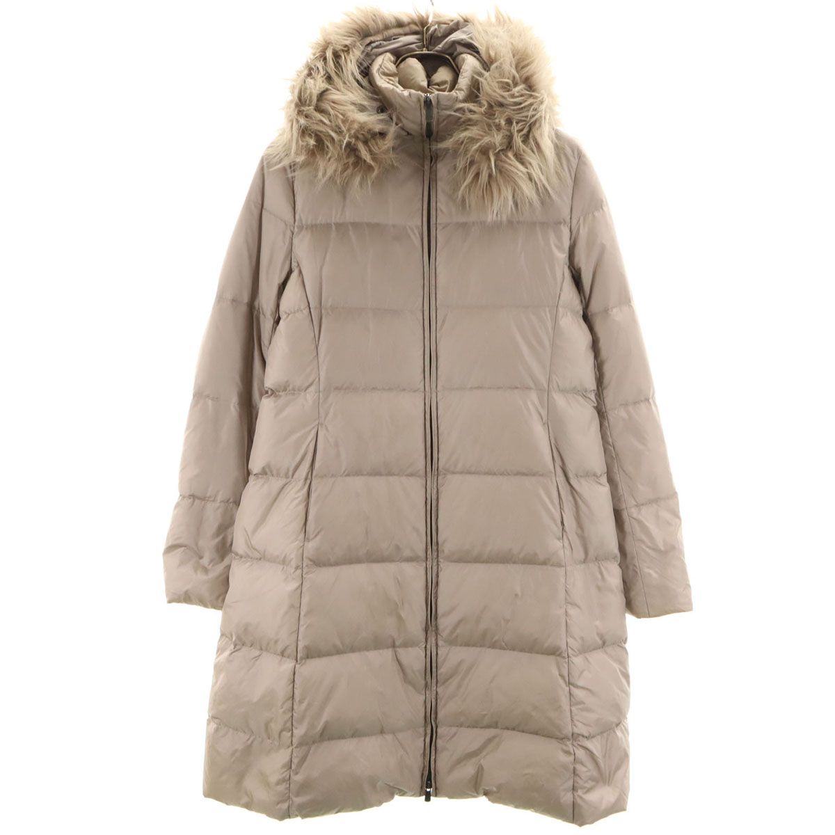 theory セオリー ダウンコート S グレージュ レディース 古着 - メルカリ