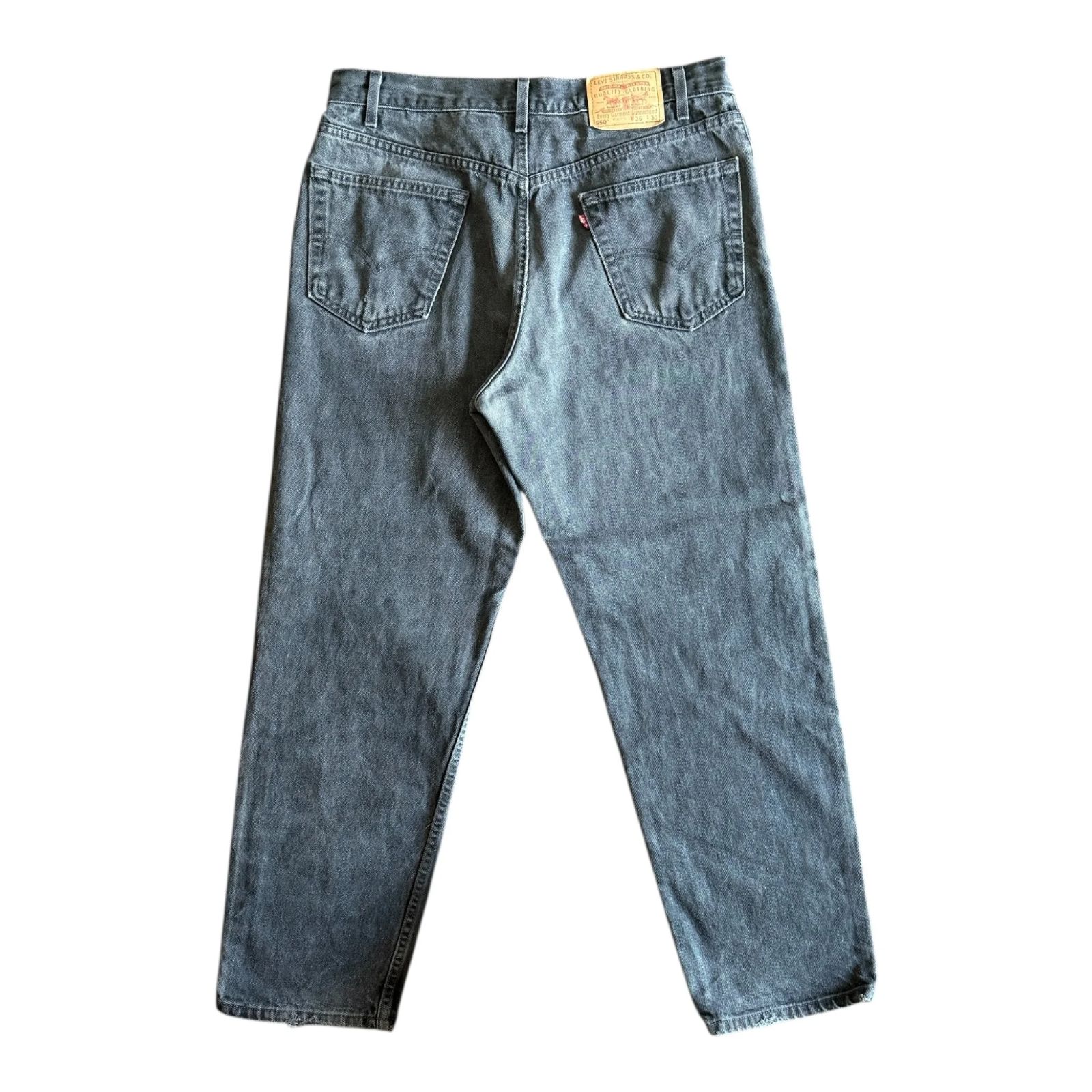 Levi´s 550 Black Denim USA 90´s W36 L30 550-0260 Sulfur-現品特価
