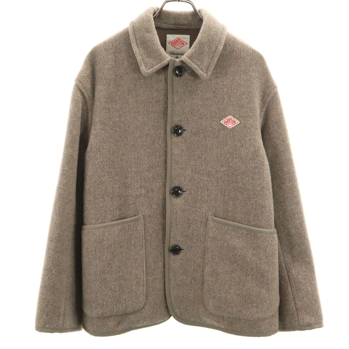 Danton ダントン 日本製 ウールブレンド ジャケット 40 グレー メンズ