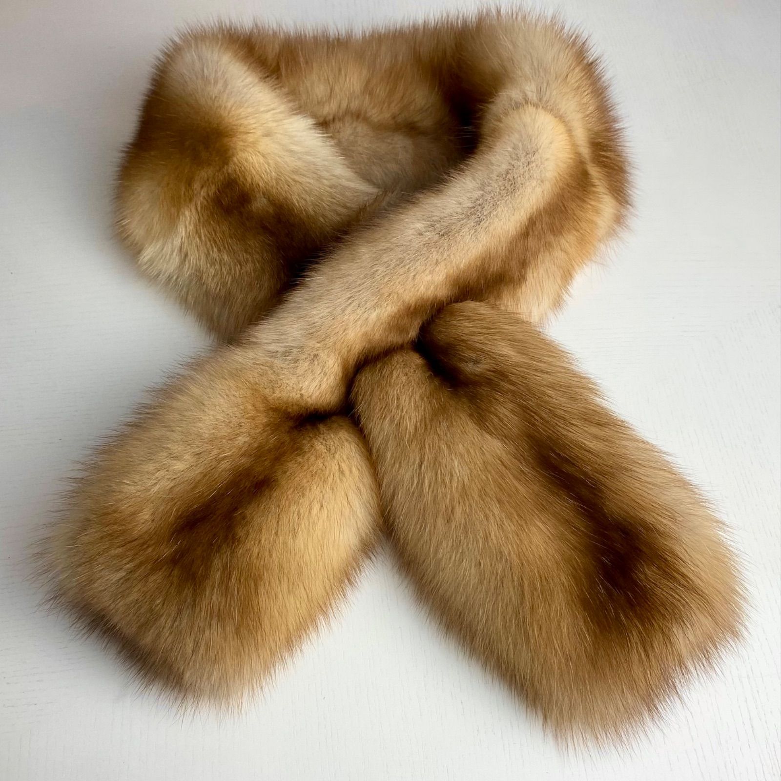 毛皮の王様*最高級！！✨贅沢✨両面ロシアンセーブルマフラー日本製