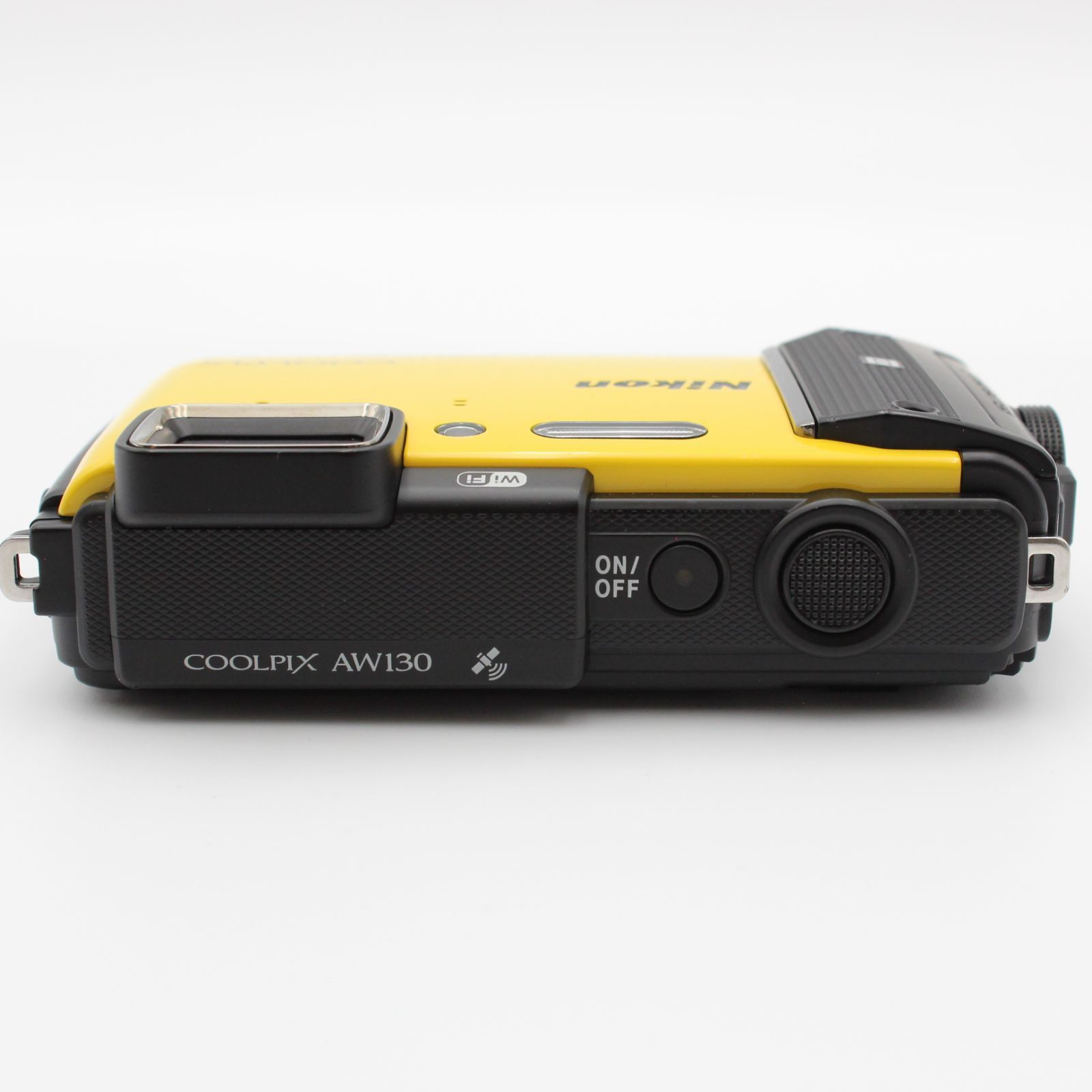 □極上品□ Nikon COOLPIX AW130 イエロー 防水 デジタルカメラ No