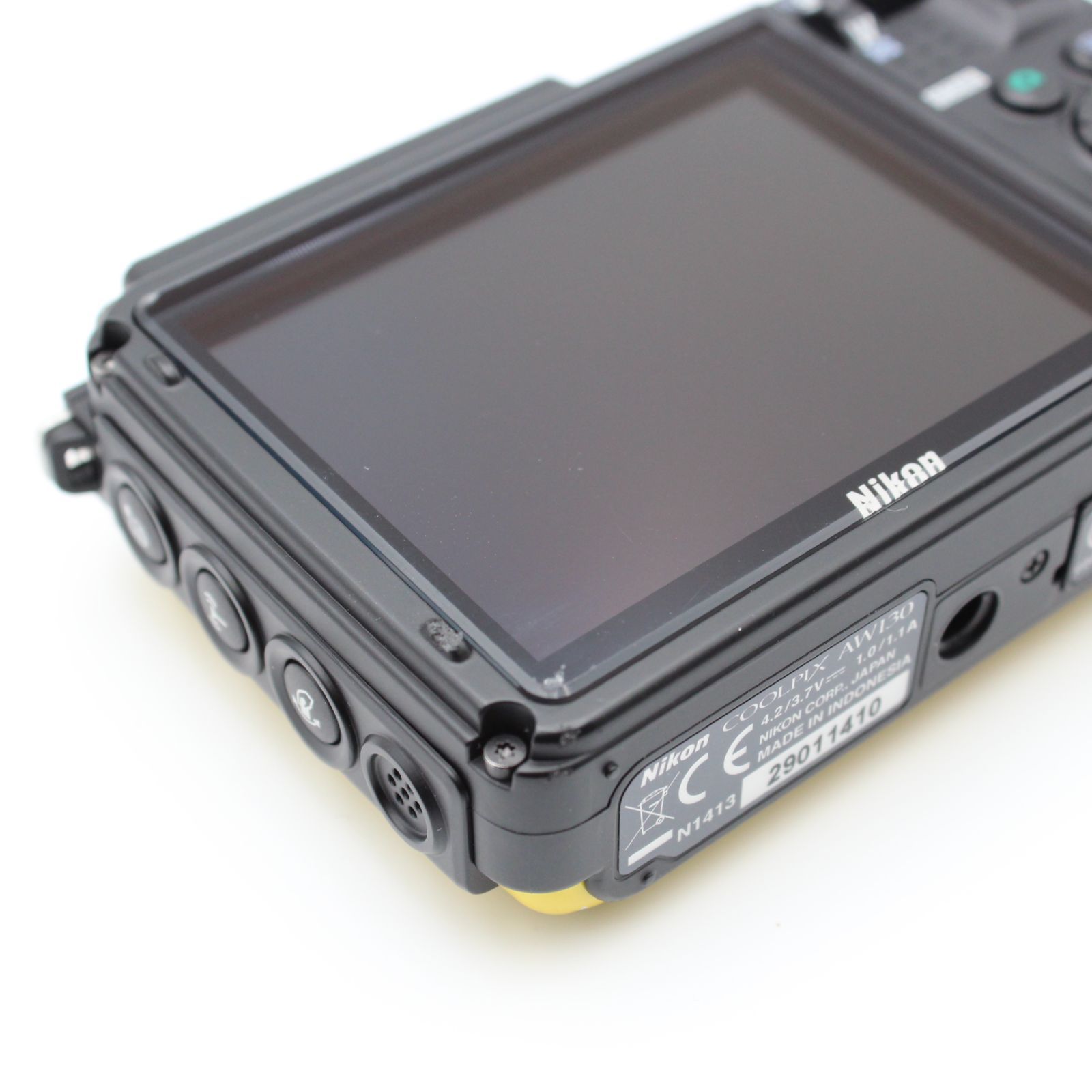□極上品□ Nikon COOLPIX AW130 イエロー 防水 デジタルカメラ No