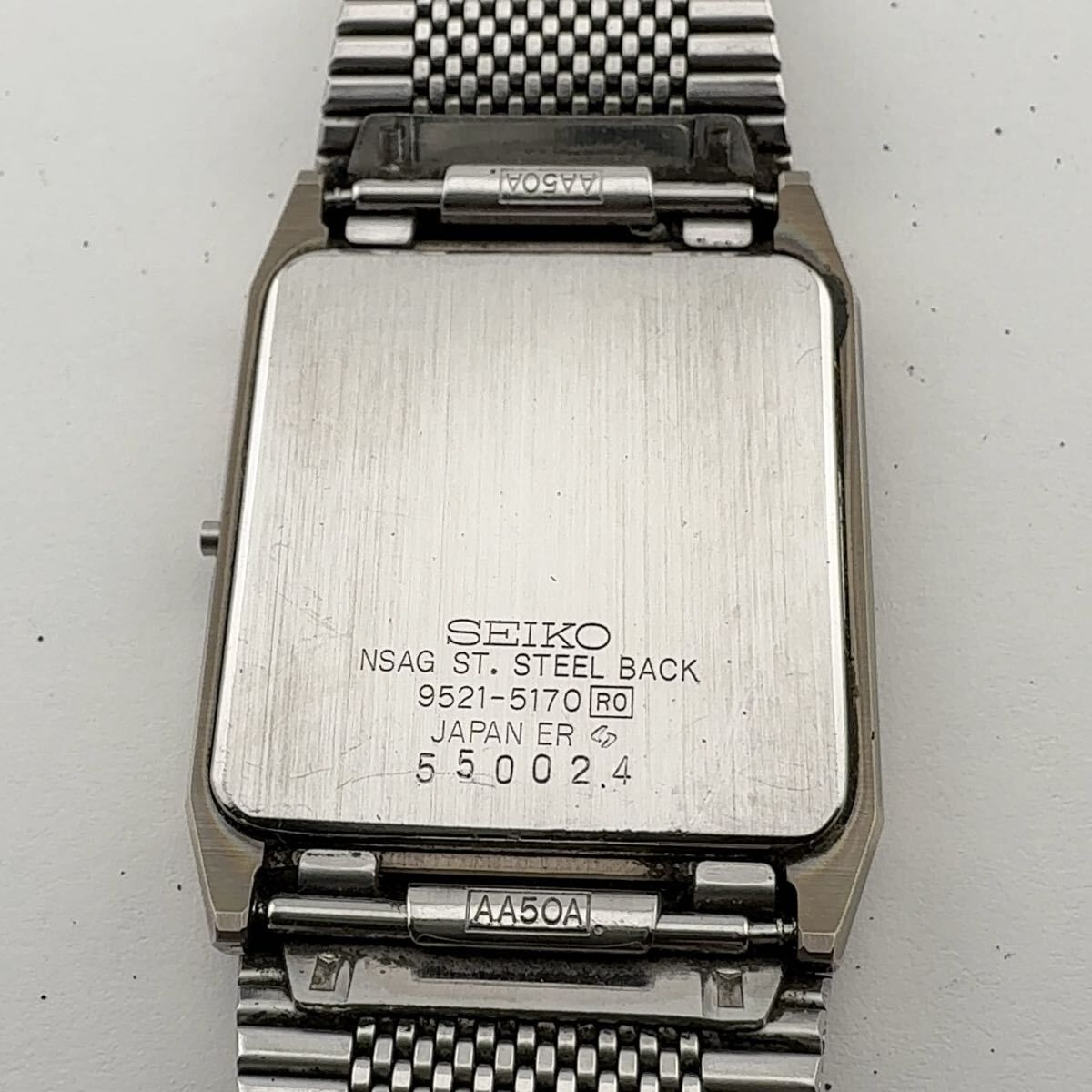 ジャンク】SEIKO 9521-5170 NSAG セイコー DOLCE ドルチェ スクエア 