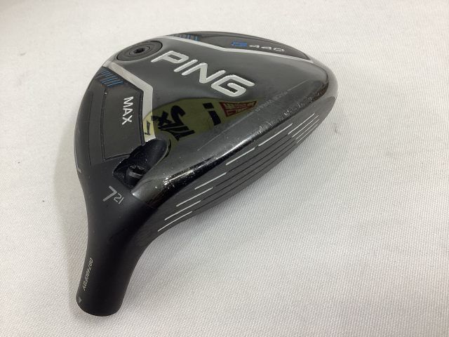 中古】ピン G440 MAX フェアウェイウッド 7W/ヘッド単品 カバー付き