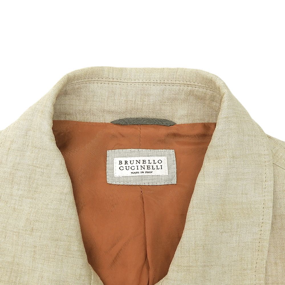 BRUNELLO CUCINELLI ブルネロクチネリ リネン100% サファリジャケット