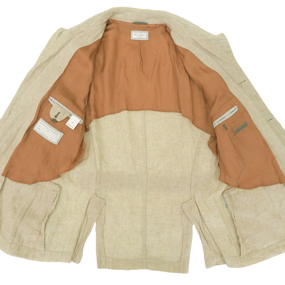 BRUNELLO CUCINELLI ブルネロクチネリ リネン100% サファリジャケット