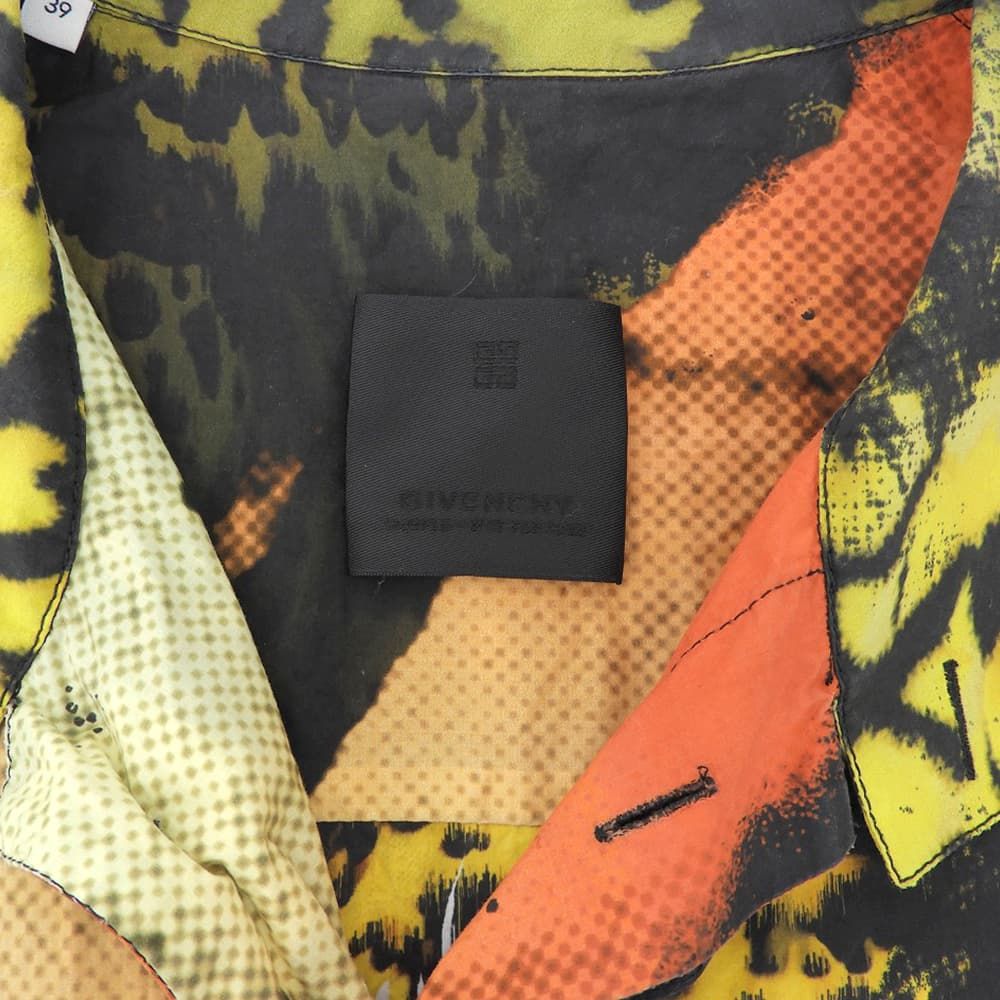 GIVENCHY ジバンシィ ヒョウ柄 タトゥー 半袖 シャツ トップス メンズ