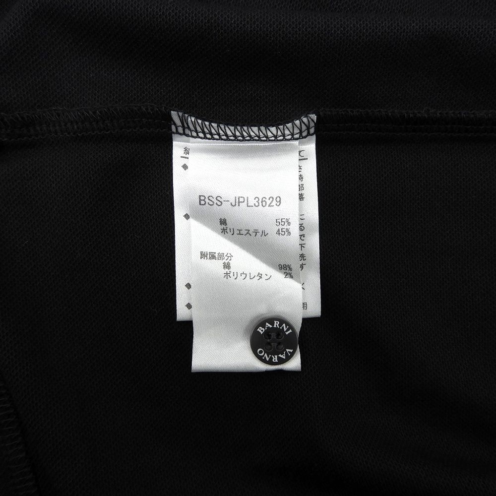 BARNI VARNO　バーニヴァーノ　ポロシャツ BARNI VARNO バーニヴァーノ 新品同様 コットン混 ロゴ ポロシャツ