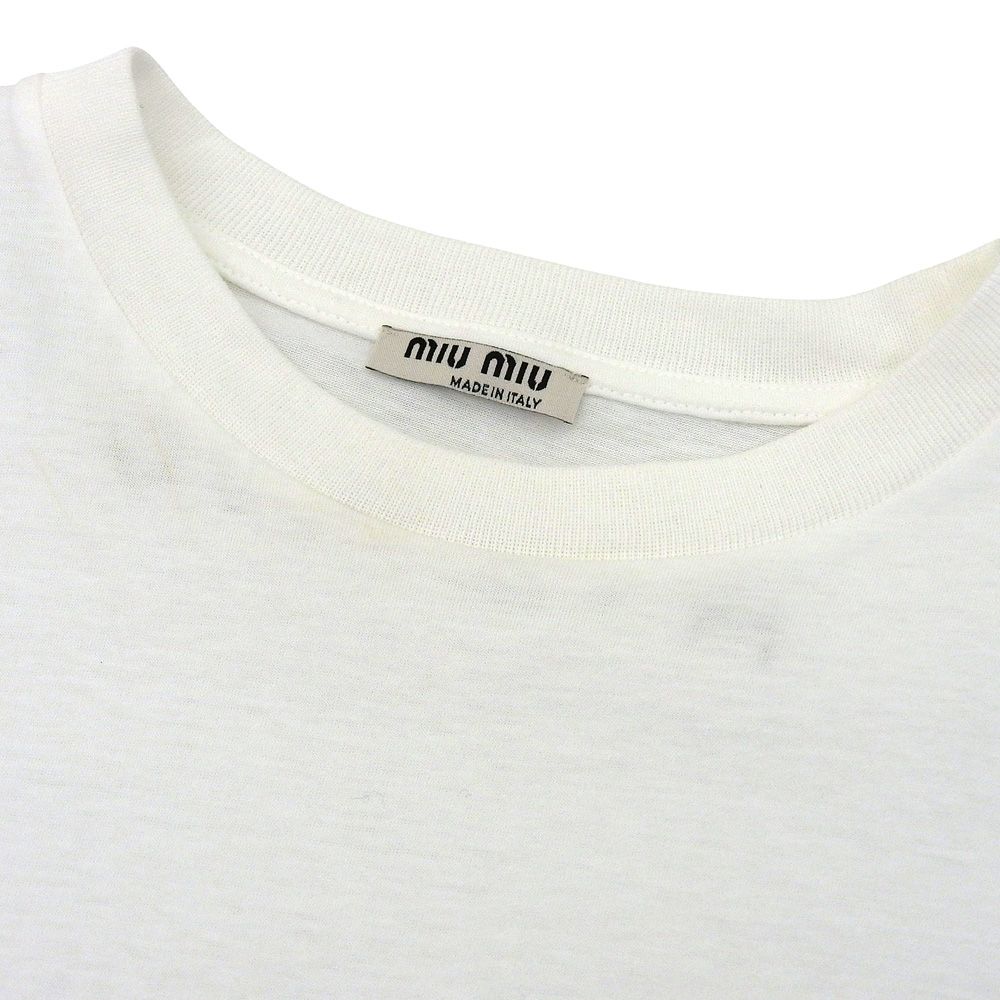 MIUMIU ミュウミュウ チェリー 半袖Tシャツ トップス レディース  