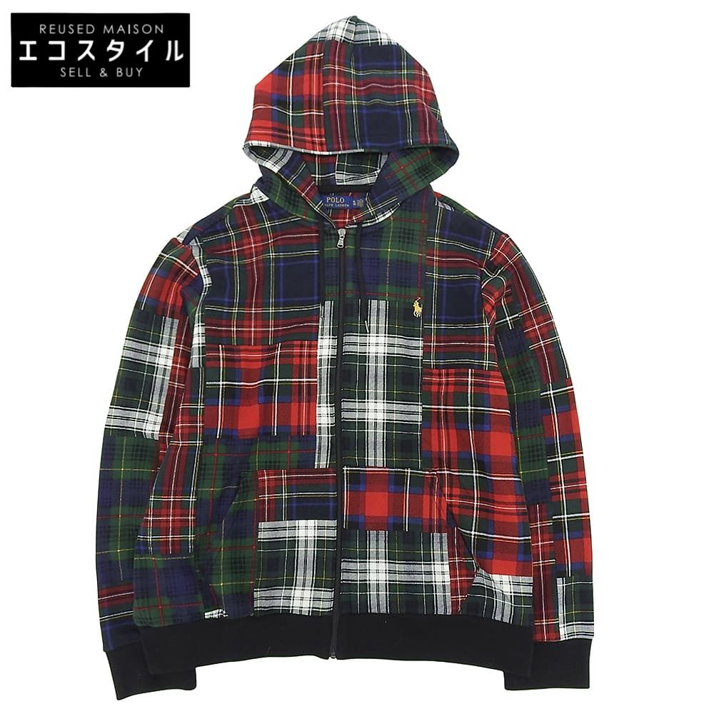 POLO RALPH LAUREN ポロ ラルフローレン 美品 レッド×グリーン パッチ