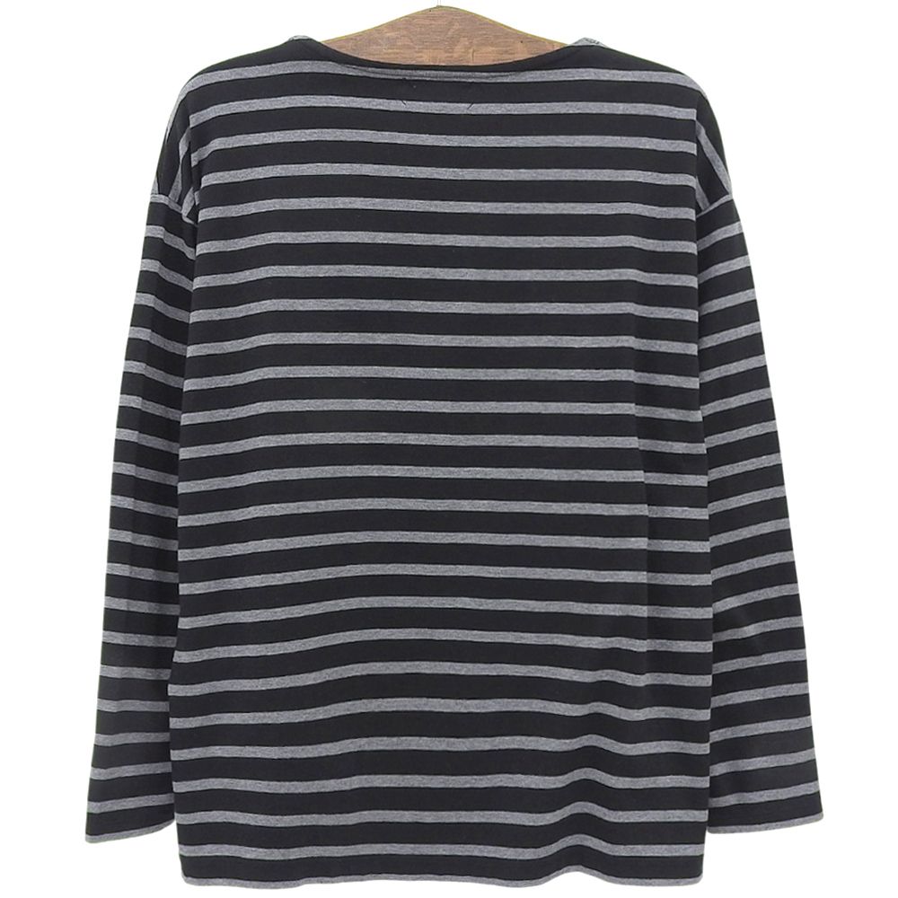 AUBERGE オーベルジュ 美品 COCO ボーダー コットン 長袖Tシャツ