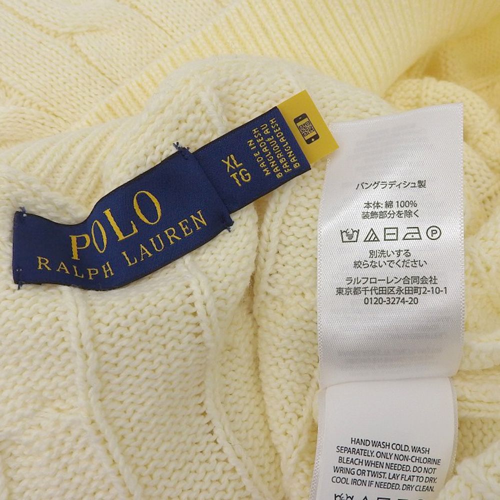 POLO RALPH LAUREN ポロ ラルフローレン 新品同様 コットン ハイネック