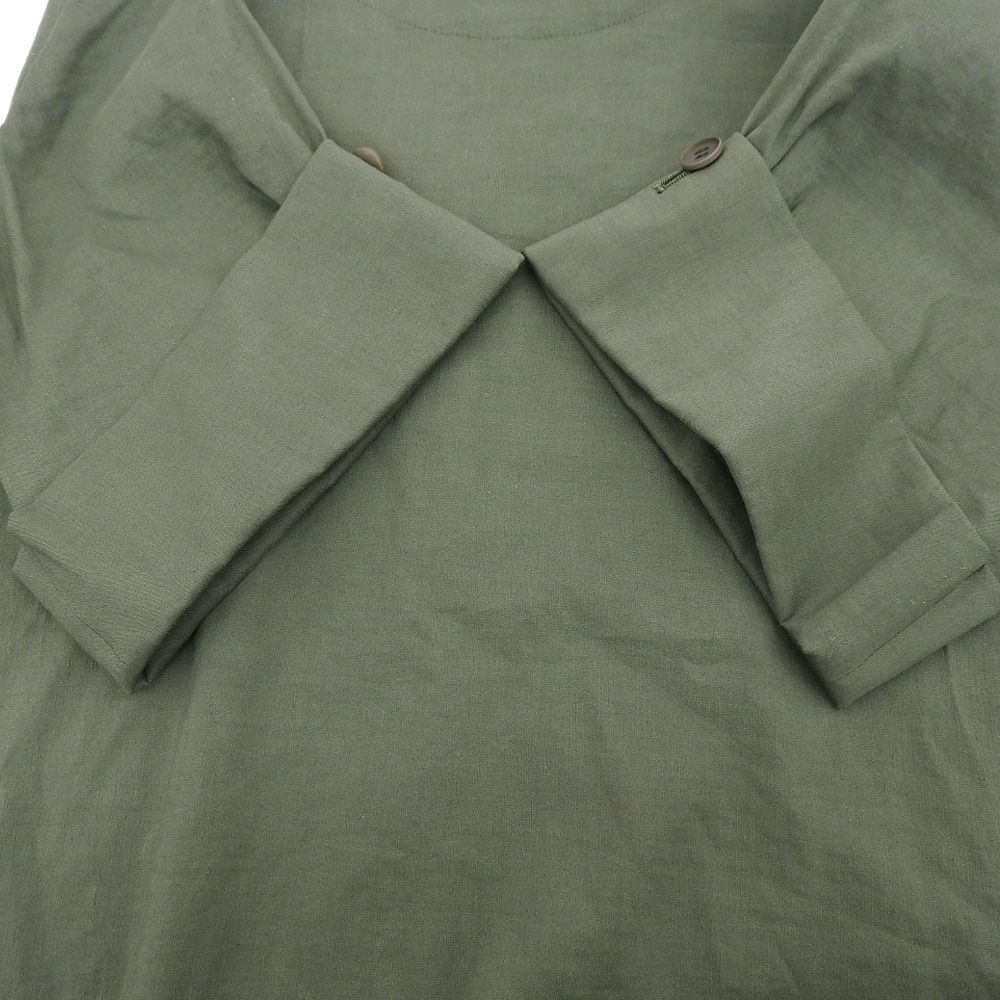 セオリーリュクス☆ミリタリーブルゾン38カーキ未使用 theory luxe セオリーリュクス 未使用 APRI ECO CRUNCH WASH 半袖