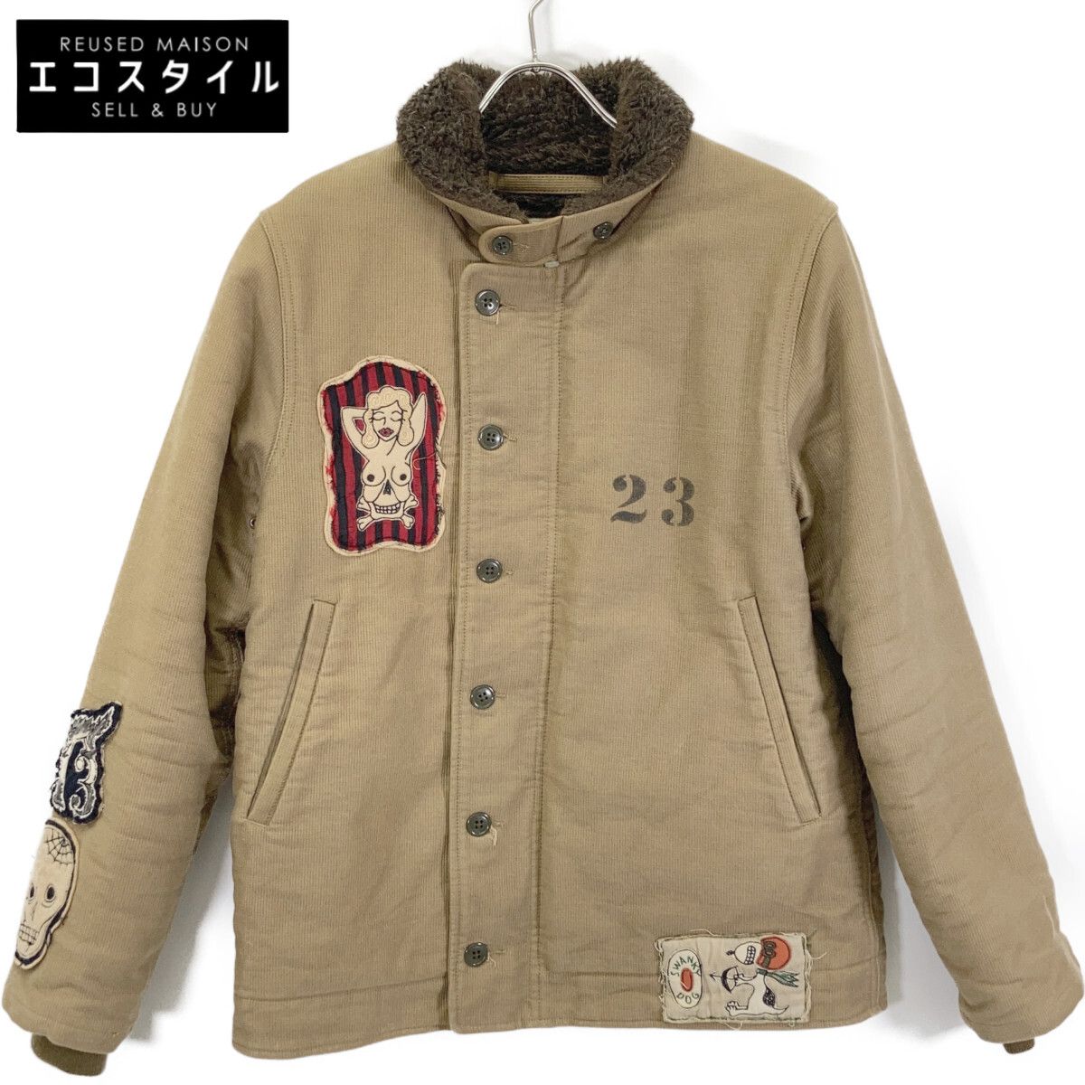 WEIRDO ウィアード WRD-14-AW-01 ﾜｯﾍﾟﾝｶｽﾀﾑ N-1 ﾃﾞｯｷｼﾞｬｹｯﾄ S - メルカリ