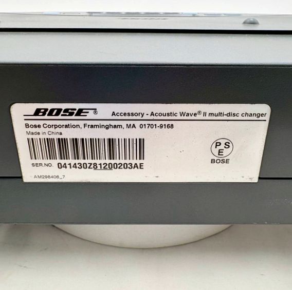 BOSE純正 Acoustic Wave II マルチディスクCDチェンジャー AWMS
