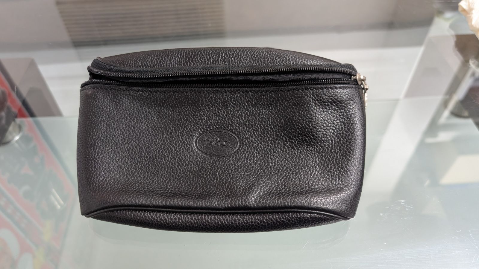 LONGCHAMP ロンシャン レザー ボディーバッグ ウエストポーチ フランス