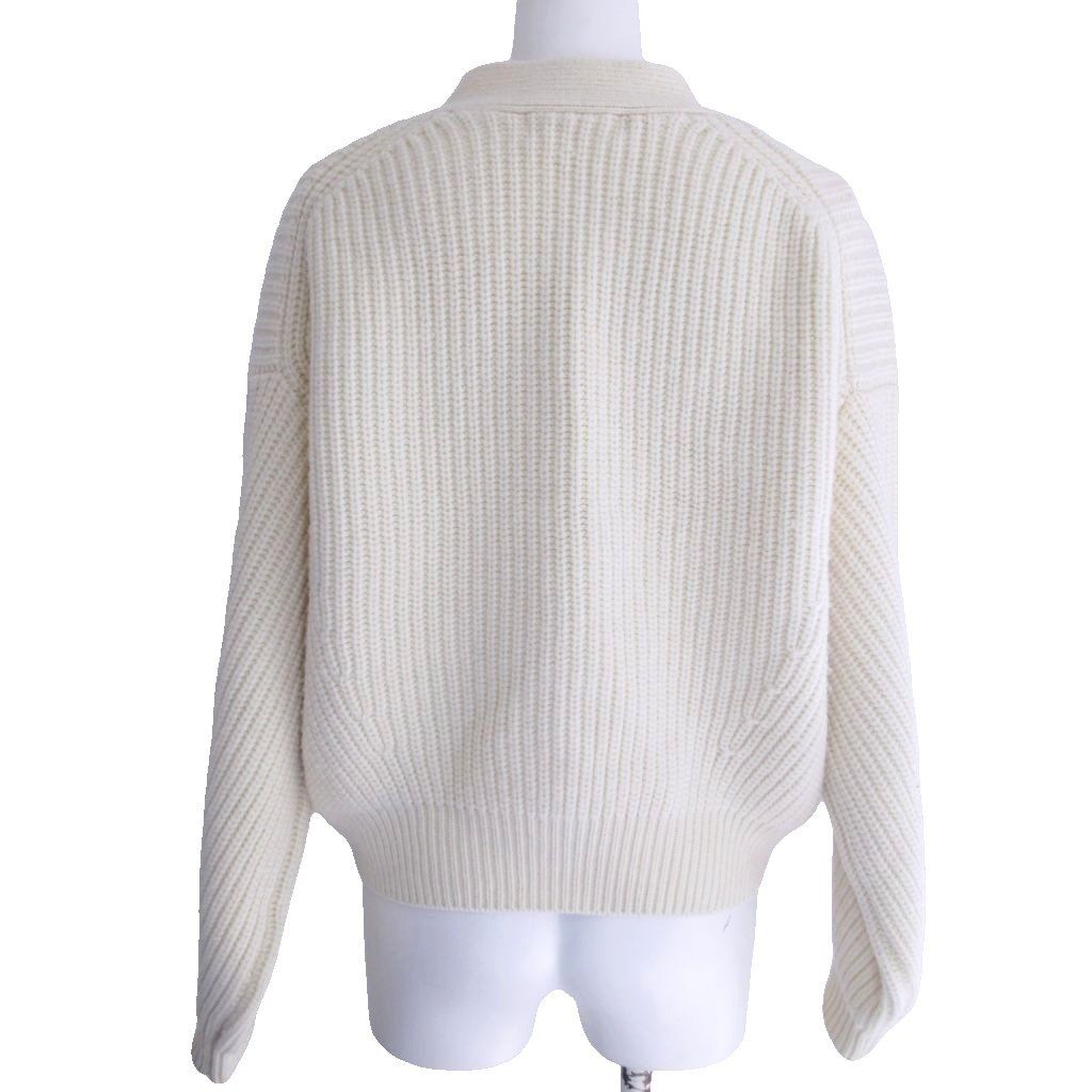 サクラ SACRA 23AW BOILED LAMBWOOL FURROW CARDIGAN カーディガン  