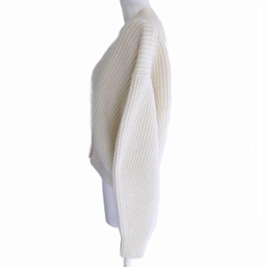 サクラ SACRA 23AW BOILED LAMBWOOL FURROW CARDIGAN カーディガン  