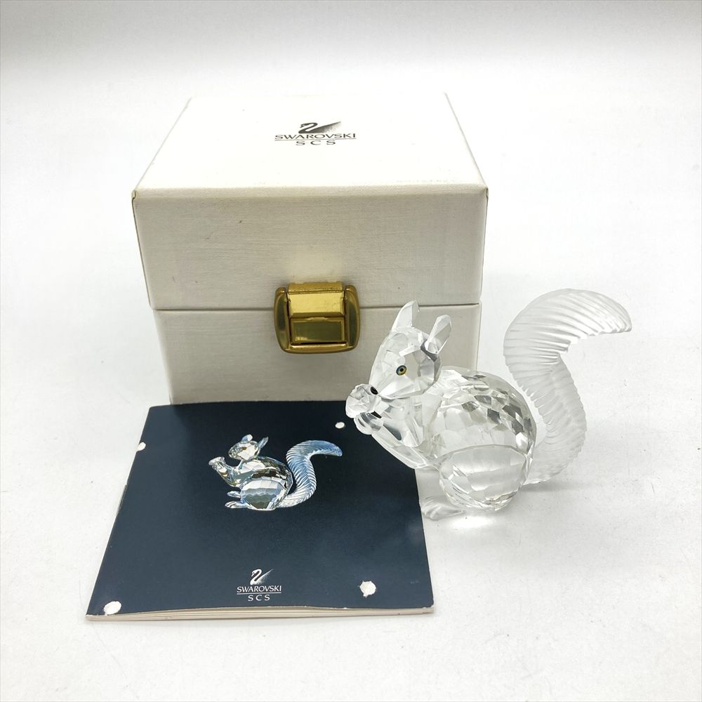 スワロフスキー SWAROVSKI リス SCS10周年限定品 オブジェ 置物 208433