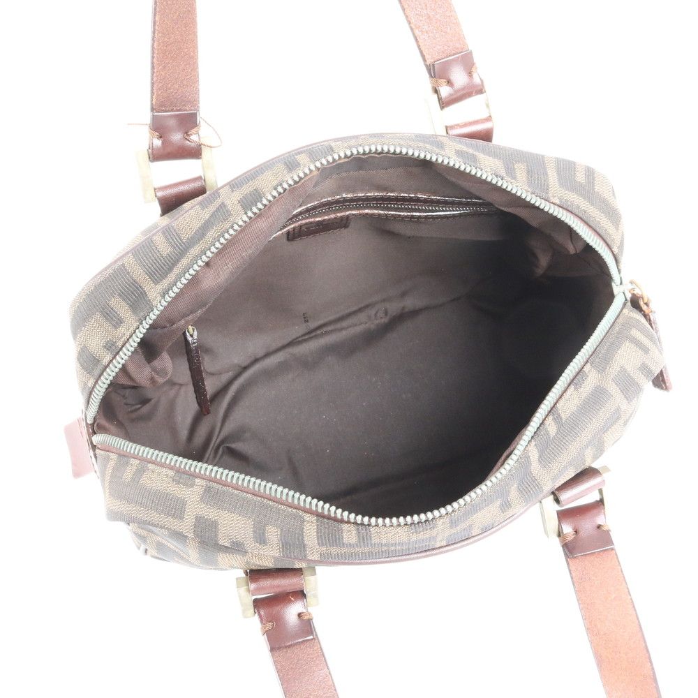 美品 ヴィンテージ フェンディ FF ズッカ ミニ ボストン レザー  