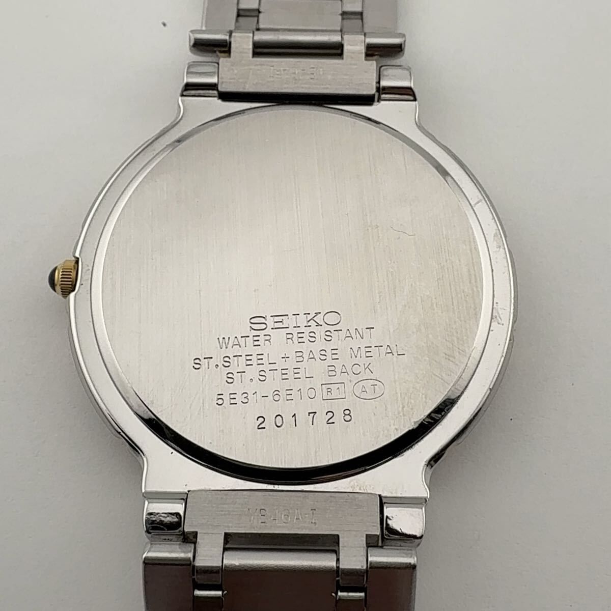 SEIKO 5E31-6E10 セイコー DOLCE ドルチェ クォーツ メンズ 腕時計 