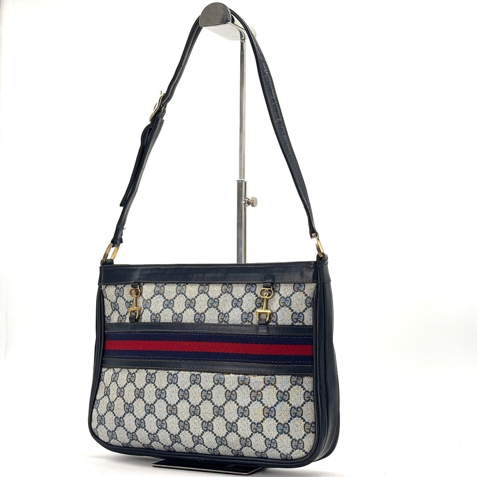 時代を越えた品格✨ GUCCI ショルダーバッグ オールドグッチ シェリー