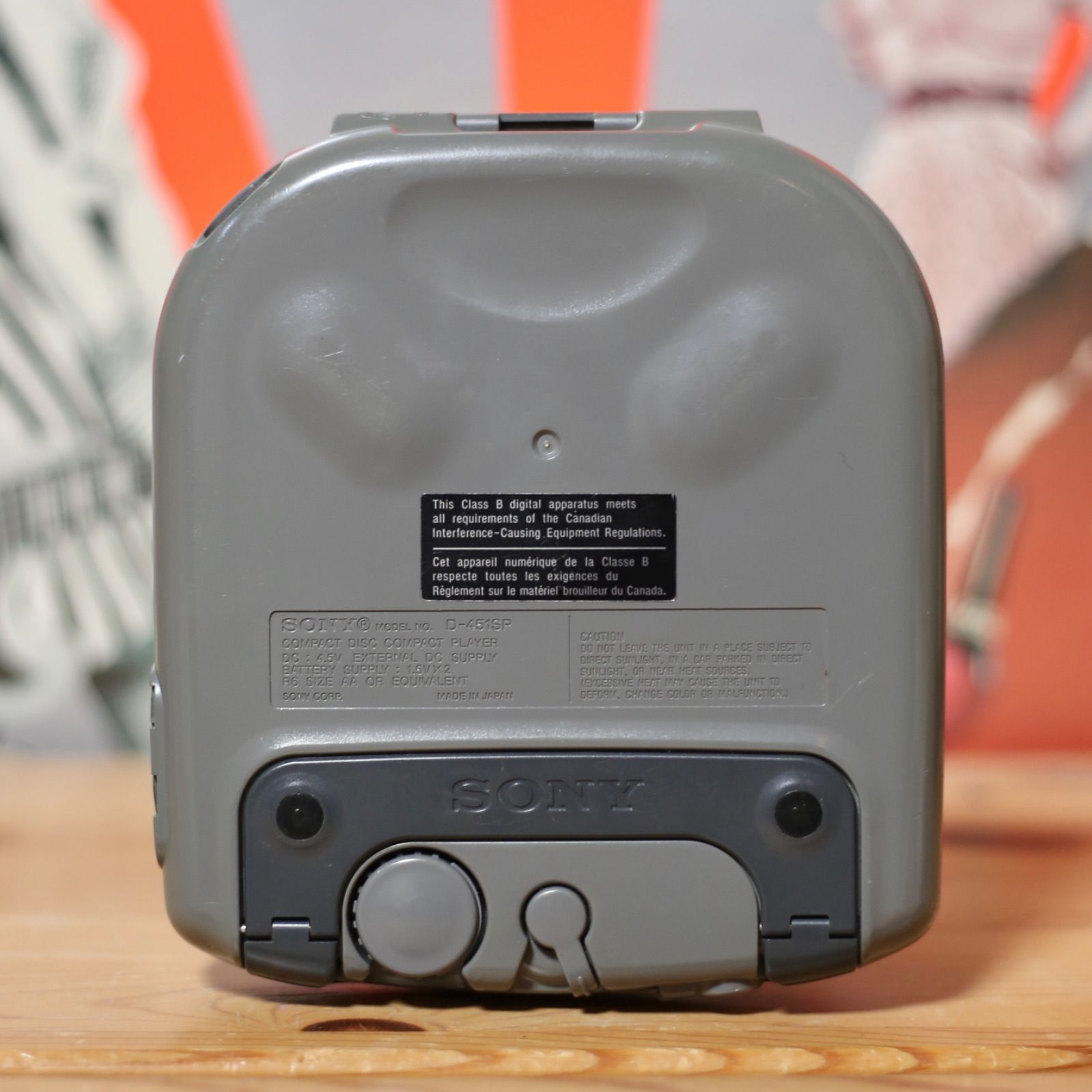 SONY SPORTS Discman D-451SP BASS BOOST搭載 防滴仕様 ウォークマン