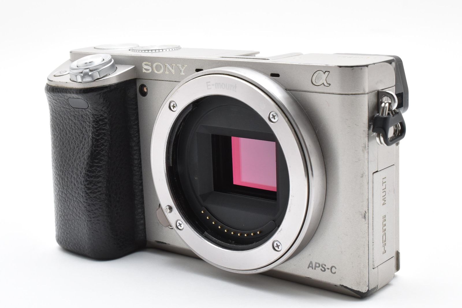 SONY α6000 美品 ボディ バッテリー付 動作良好 即日発送 ソニー SONY α6000 ボディ シルバー ≪S数37,000回 動作光学良好