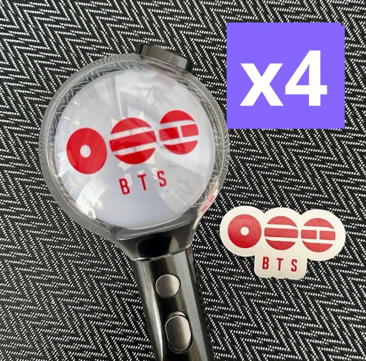 4枚 BTS アミボム ステッカー☆Arirang ロゴステッカーセット