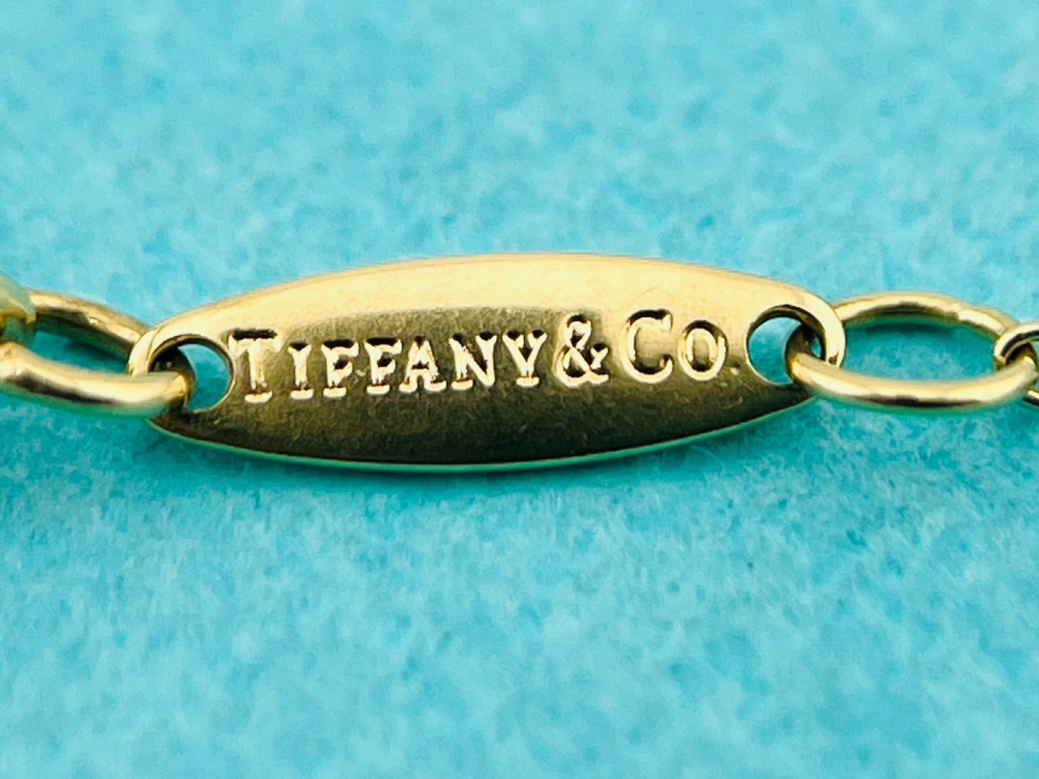 a192 美品 Tiffany&Co. ティファニー オープンハート ネックレス Au750