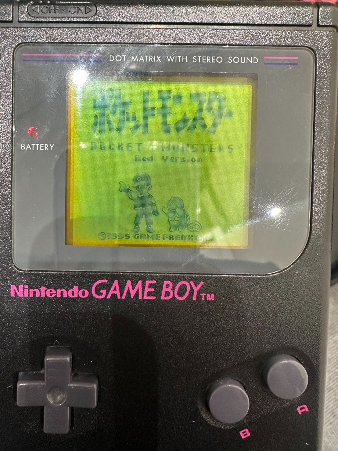 美品】初代ゲームボーイ 黒 任天堂 ソフト2本付き - メルカリ