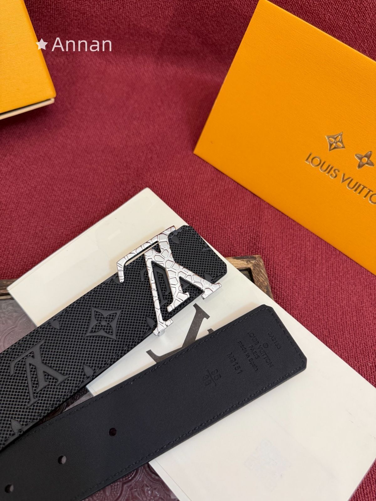 希少 LOUIS VUITTON ルイヴィトン メンズ ベルト 本革 - メルカリ